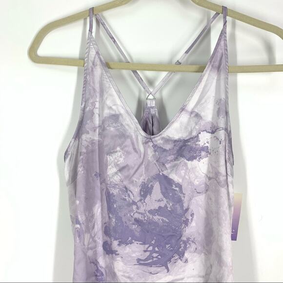 Stars Above Women's Purple Tie-Dye Satin Sleep Camisole Size XS - Picture 3 of 6